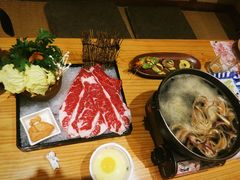 牛肉寿喜锅-花潮料理艺食馆(世欧广场店)
