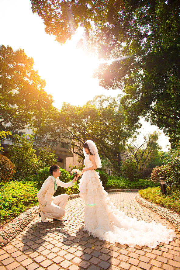 广州沙面婚纱照图片