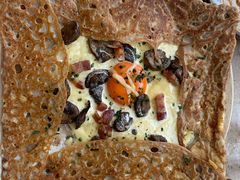 鸡蛋蘑菇熏肉荞麦可丽饼-RAC BAR(安福路店)