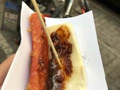 面拖火腿肠-阿婆油墩子(五里桥路188弄小区店)