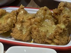 蜂蜜芥末味无骨炸鸡-山海珍味韩国料理(奥城店)