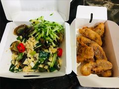 -小春糕渣、卜肉、照烧皮蛋