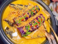 金银蒜香味烤鱼-探鱼·鲜青椒爽麻烤鱼(领展购物广场店)
