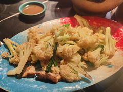 豆酱炒蒜苗台山花菜-粤·向群饭店(二沙岛店)