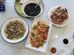 海鲜炒年糕-金海湾海鲜排档(朱家尖店)