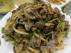 辣炒花蛤-烁佳海鲜大馅饺子