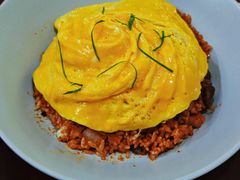 辣白菜牛肉炒饭配旋风蛋-Home Cafe
