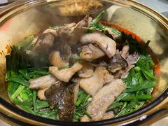 香葱焗石斑鱼-尚一汤 广东炖汤(金桥国际店)