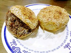 烧饼夹烧羊肉-老爆肚满五香烧牛羊肉