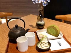 日式辻利抹茶蛋糕卷套餐-辻利茶舖TSUJIRI(万象天地店)
