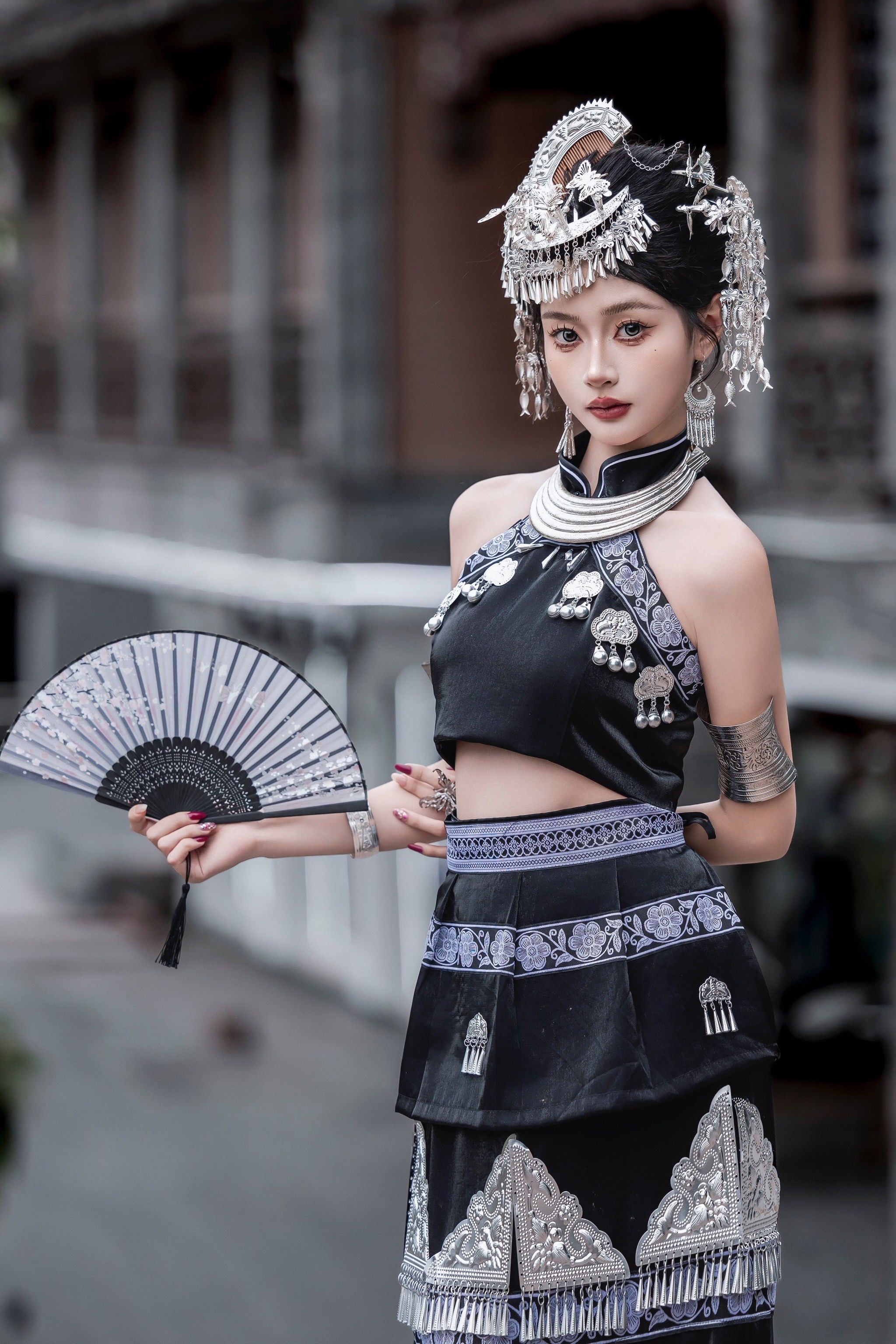 苗服 少数民族风情 总要穿一次少数民族服饰