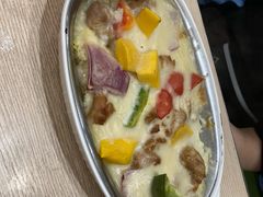 香芒鸡球焗饭-佰搭果·广式茶餐厅(西华路店)