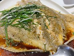 豉椒蒸多宝鱼-万龙洲海鲜(大兴绿地缤纷城店)