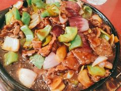铁板牛肉-北大地皖峰饭馆