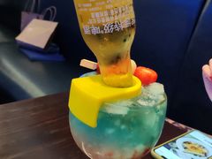 蔚蓝珊瑚海啤儿鸡尾酒-bluefrog蓝蛙(皇庭广场店)