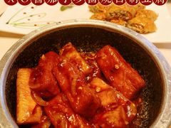 XO酱茄子珍菌烧自制豆腐-丽思卡尔顿酒店-天泰轩中餐厅(大沽北路店)