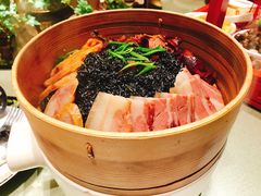 腊味蒸锅乌米饭-好福记饭店(红梅公园店)