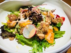 酥炸三文鱼芒果沙拉-笑福亭料理小馆(解放碑店)