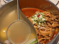 牛杂鸳鸯锅-左庭右院鲜牛肉火锅(环球港店)