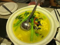 土鸡蛋煮菜心-楚禾宴·家宴(光谷大道店)