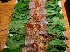 薄荷牛肉卷-云海肴·汽锅鸡·云南菜(高德置地店)