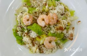 Freshly Cooked Shrimp Rice