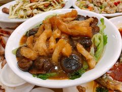 生菜冬菇猪皮-金百门·顺德海鲜酒家(陈村店)
