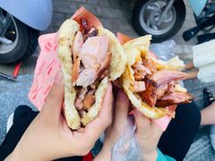 焖烤鸡腿饼-老河南大学西门·鸡腿饼(健康路店)