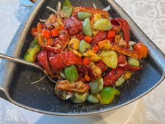 腊八蒜炒肥肠-马凯餐厅(地安门店)