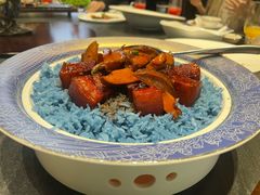 黑松露鲍鱼扣碟兰泰国香米-酒蜻蜓·庭院私房菜(天元东路店)