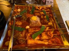 鱼饼火山炒年糕-包装马车·韩国料理·포장마차