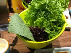 生菜-明洞阿姨·韩式酱蟹烤肉·创意料理(三元桥店)