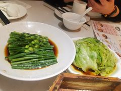 白灼韭菜花-避风塘·老港味餐厅(虹口龙之梦店)
