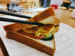 火腿三明治-小桃园·豆浆油条(复兴中路店)