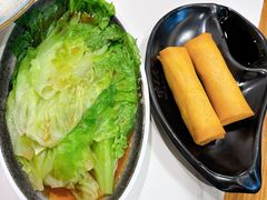 白灼生菜-馋三尺蟹粉小笼(人民广场店)