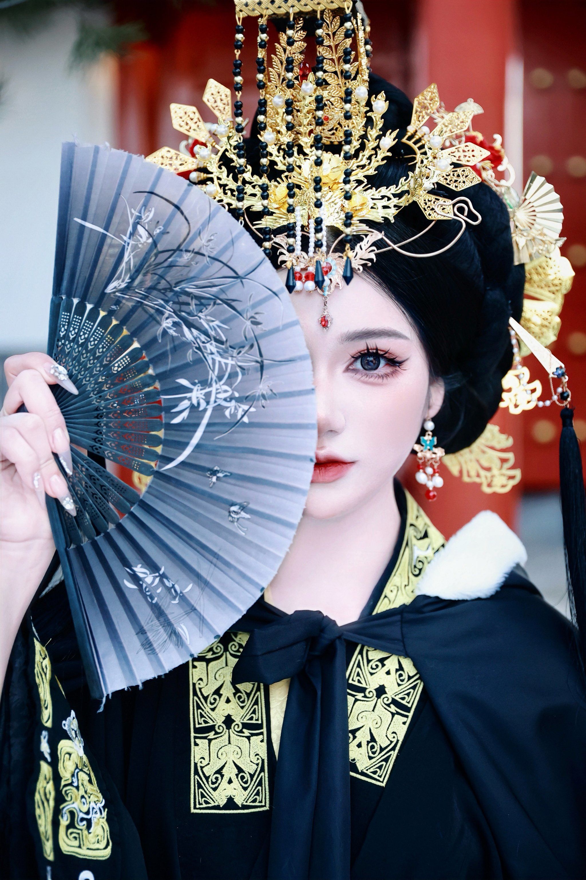 济南汉服,古风大气,今天我是女王