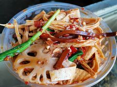 韭菜拌豆笋-清泉食杂店