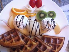 水果冰淇淋松饼-自由之丘