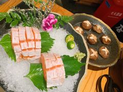 三文鱼鱼腩-黑牛の店·和牛烧肉(合生汇店)