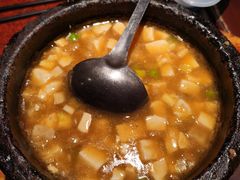 石锅鸡汤豆腐-绿茶餐厅(蓝色港湾店)