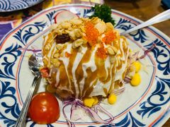 炸温泉蛋土豆泥沙律-仙隐小鹿中華の日料(正弘城店)