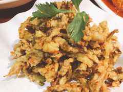 椒盐蘑菇-海荣锅贴馆(五味十字店)