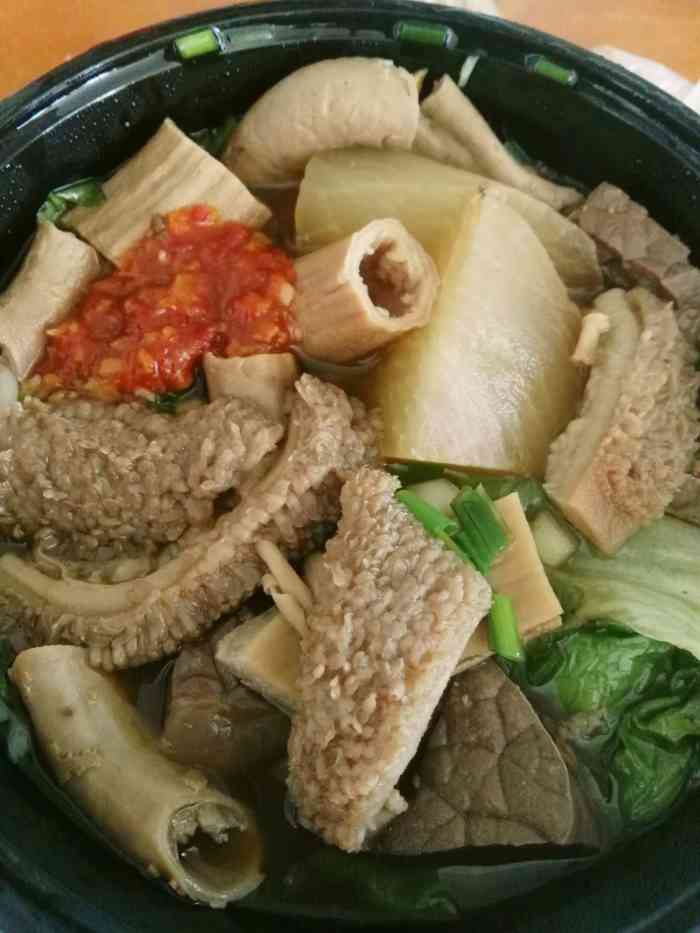 好食嘢萝卜牛杂-"平时都去店里吃,今天点了个外卖.味道还.