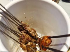 回坊烤肉筋-楼兰古丽·新疆拌面·清真(华阳城店)