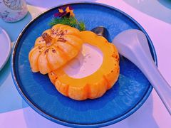 奶油雪贝南瓜汤-花开餐厅(环湖中路店)