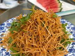 香菜馓子-百味地锅鸡(铜山路店)