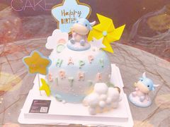 金牛座星座球型风筝主题蛋糕-艾加柒克蛋糕茶歇甜品台(春熙路店)