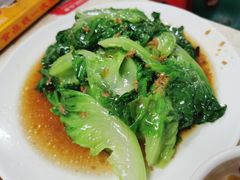 炒生菜-佳基盐焗鸡