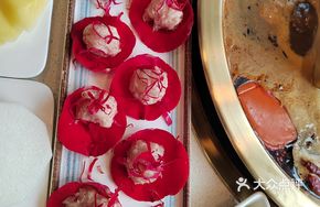 Rose Lotus Black Pork Meatballs