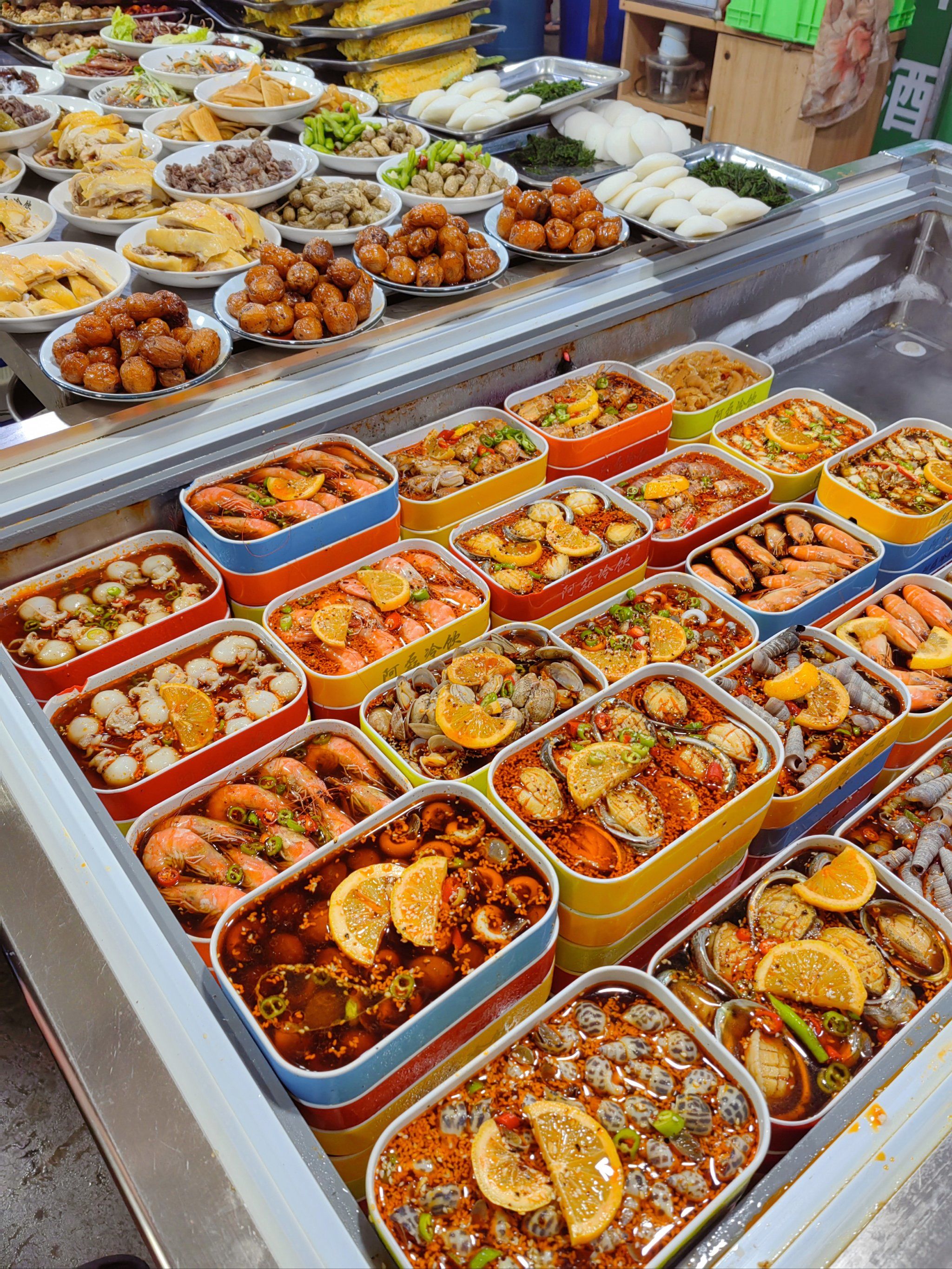 满桌美食大拼盘